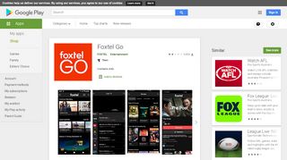 
                            9. Foxtel Go - Apps on Google Play