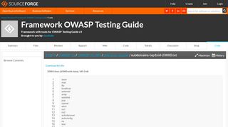 
                            6. Framework OWASP Testing Guide / Code / [r1] /OWASP-IG ...