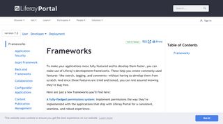 
                            6. Frameworks - dev.liferay.com