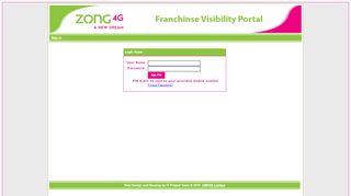 
                            1. Franchise Login Page - fms.zong.com.pk