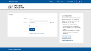 
                            4. Franklin Templeton Investments: Sign In