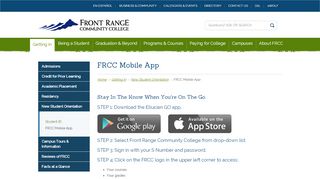 
                            4. FRCC Mobile App | FRCC - Front Range Community College