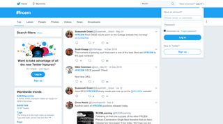 
                            4. #frcem hashtag on Twitter