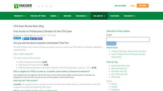 
                            7. Free Access to Professional Literature for the CPA Exam