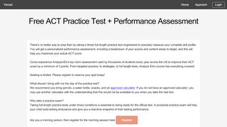 
                            4. Free ACT Practice Test - Analyze Ed