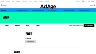 
                            3. Free | AdAge