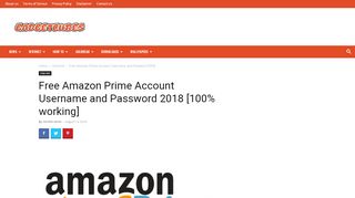 
                            9. Free Amazon Prime Account Username and …