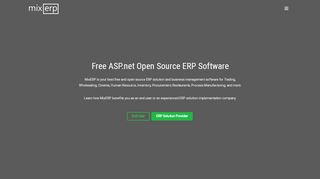 
                            9. Free and Open Source ERP Solution - MixERP