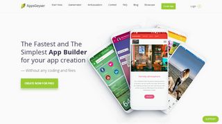 
                            9. FREE App Creator. Create Apps for Android without Coding.