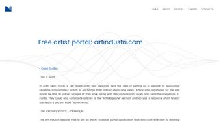 
                            6. Free artist portal: artindustri.com - Magic Web Solutions