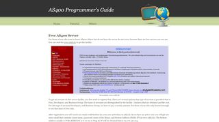 
                            1. Free AS400 Server - AS400 Programmer's Guide