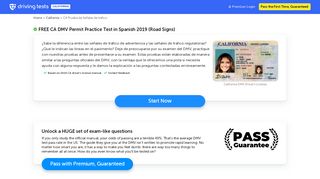 
                            9. FREE CA Permit Practice Test in Spanish 2019 | …