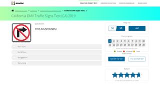 
                            8. FREE California DMV Signs Test (CA) 2019 | w/ …