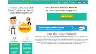 
                            6. Free Chat Online,Cam Chat Rooms USA with No Sign up