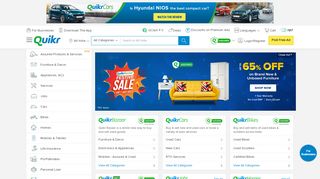 
                            6. Free Classified Ads in India, Post Ads Online | Quikr India