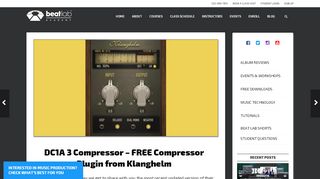 
                            7. FREE Compressor Plugin from Klanghelm - Beat Lab