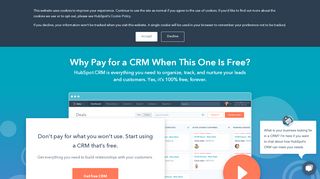 
                            8. Free CRM for Small Businesses - HubSpot