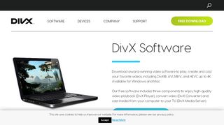 
                            5. Free DivX Video Software - Play, convert and cast video ...