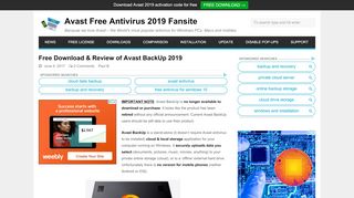 
                            8. Free Download of Avast BackUp 2019 - getavast.net