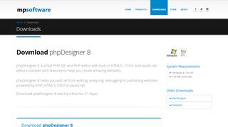 
                            2. Free Download of phpDesigner 8. PHP IDE & PHP editor with ...