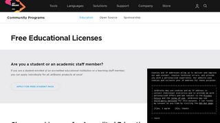 
                            2. Free Educational Licenses | JetBrains