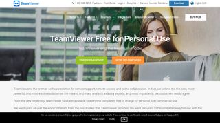 
                            8. Free for Personal Use - TeamViewer