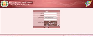 
                            1. Free House Site Patta ::: Login Page