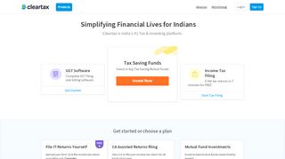 
                            2. Free Income Tax efiling in India: ClearTax | Upload your Form ...