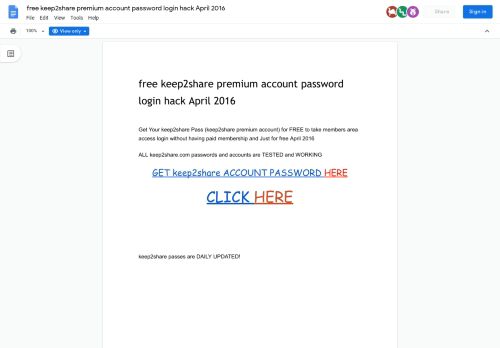 
                            5. free keep2share premium account password login hack …