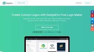 
                            8. Free Logo Maker, Create Custom Logo Designs Online – DesignEvo