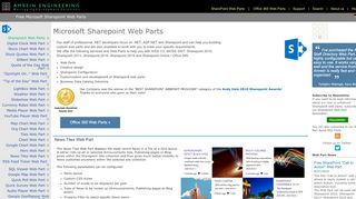 
                            9. Free Microsoft Sharepoint Web Parts - amrein.com