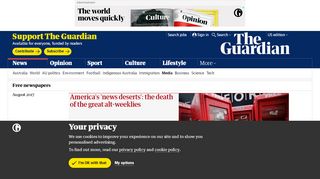 
                            8. Free newspapers | Media | The Guardian