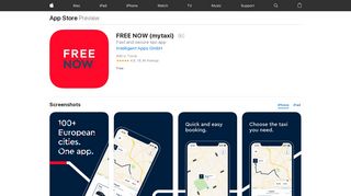 
                            5. FREE NOW (mytaxi) on the App Store