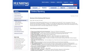 
                            4. Free Online Banking - Bill Payment - Flushing Bank