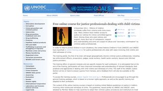 
                            9. Free online course for justice professionals dealing with child victims