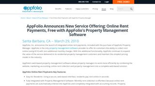 
                            6. Free Online Rent Payments with AppFolio Property Manager