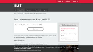 
                            3. Free online resources: Road to IELTS | Take IELTS