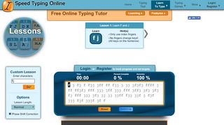 
                            8. Free Online Typing Tutor - SpeedTypingOnline