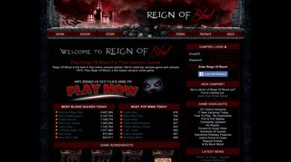 
                            7. Free Online Vampire Games | Reign Of Blood