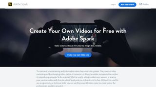 
                            7. Free Online Video Maker | Adobe Spark