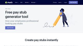 
                            2. Free Pay Stub Generator - Online Pay Stub Maker - Shopify