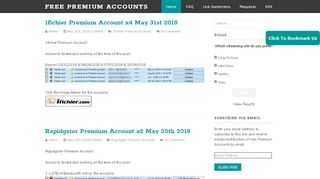 
                            6. Free Premium Accounts | Daily Updates