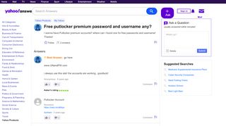
                            4. free putlocker premium password and username …