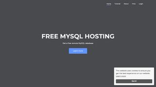 
                            9. Free Remote MySQL