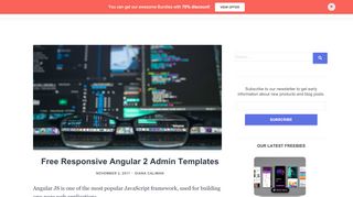 
                            11. Free Responsive Angular 2 Admin Templates - Creative Tim's Blog