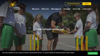 
                            2. Free school resources | Chance to Shine