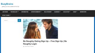 
                            7. Free Sign Up | Be Naughty Login - buzybrains.com