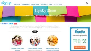 
                            6. Free Sign Up Sheets for Event Planning | SignUp.com