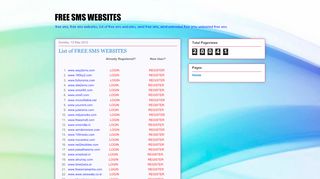 
                            6. FREE SMS WEBSITES