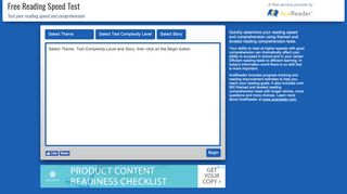 
                            9. Free Speed Reading Test by AceReader